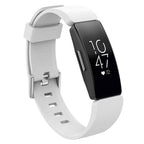 Curea Bratara Edman pentru Fitbit Inspire, marimea L, Alb
