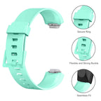 Curea Bratara Edman pentru Fitbit Inspire, marimea S, Mint