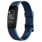 Curea Bratara Edman pentru Fitbit Inspire, marimea L, Albastru inchis