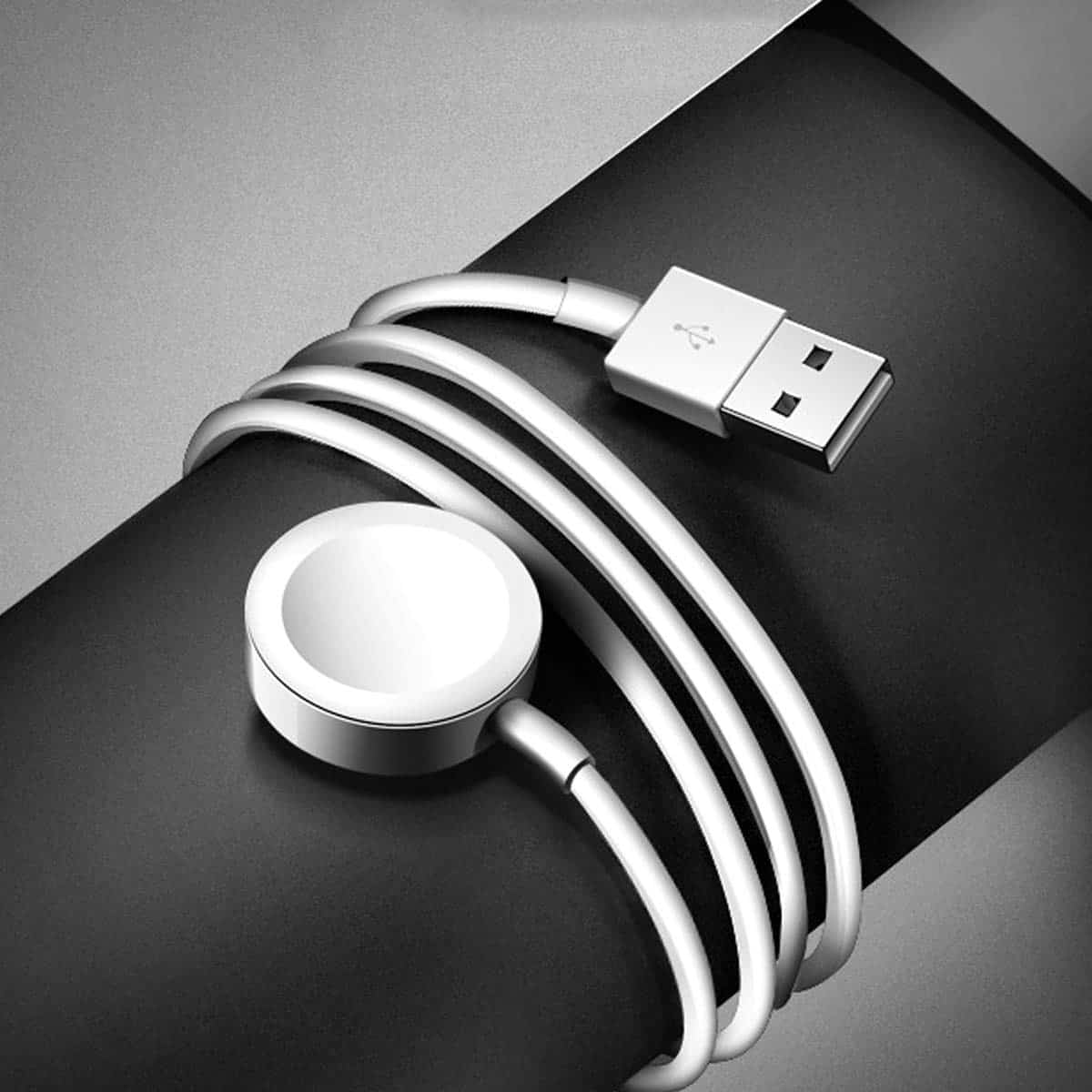 Incarcator ceas wireless Edman pentru Apple Watch, iWatch, Compatibil cu 38 mm la 44mm, Alb