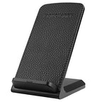 Incarcator wireless Edman S72 Qi, pentru birou, pentru Iphone 8, Iphone X, Samsung, doua bobine, negru