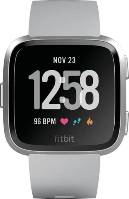 Curea Bratara Edman pentru Fitbit Versa / Versa 2, marimea S, Gri