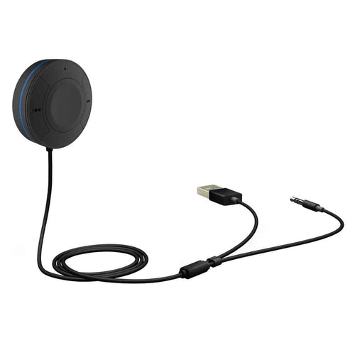 Adaptor Car Kit Bluetooth auxiliar Edman BK02, AUX pe boxele masinii, alimentare USB 2.0