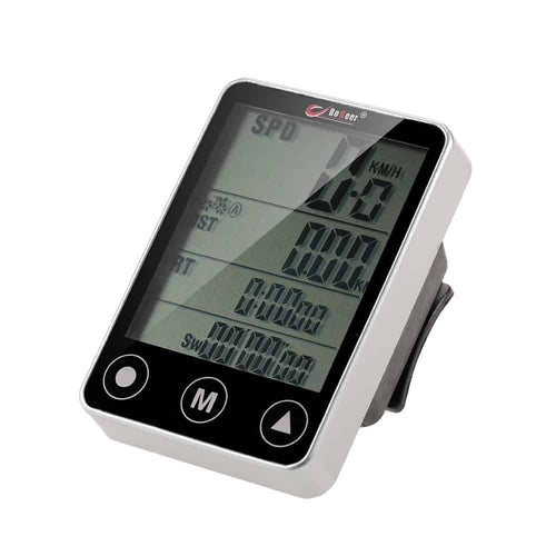 Ciclocomputer Vitezometru Bicicleta cu, rezistent la apa, cu 24 functii, Edman Bogeer YT-308