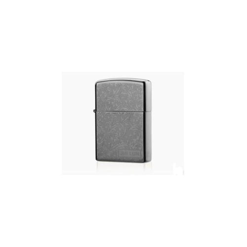 Bricheta electrica Edman 3D cu incarcare USB, tip Zippo, Gri