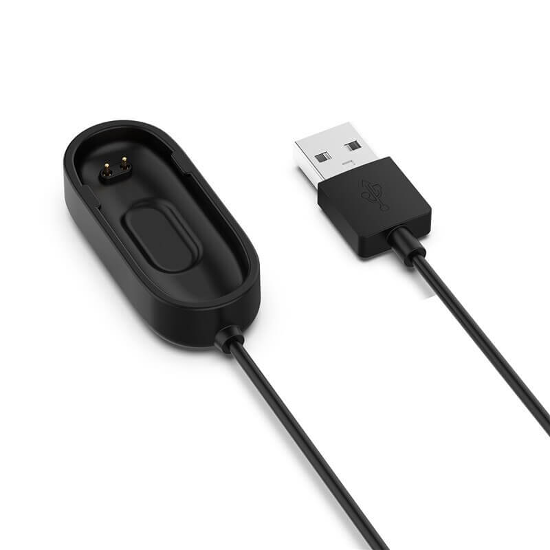 Cablu de incarcare Edman pentru Bratara Xiaomi Mi Band 4, 20cm, Negru