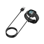 Cablu de incarcare Edman pentru Fitbit Versa 3/Versa4/Sense 1/2, Negru