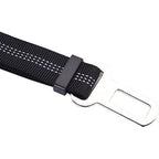 Centura de siguranta Edman pentru caini, ajustabil, 50-84 cm, Negru