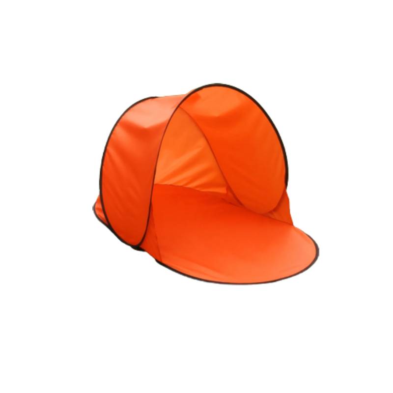 Cort plaja si picnic semi-deschis Edman, protectie UV, formare automata, 142x72x60 cm, Rosu