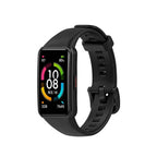 Curea Bratara Edman pentru Huawei Honor Band 6, siliconica, Negru