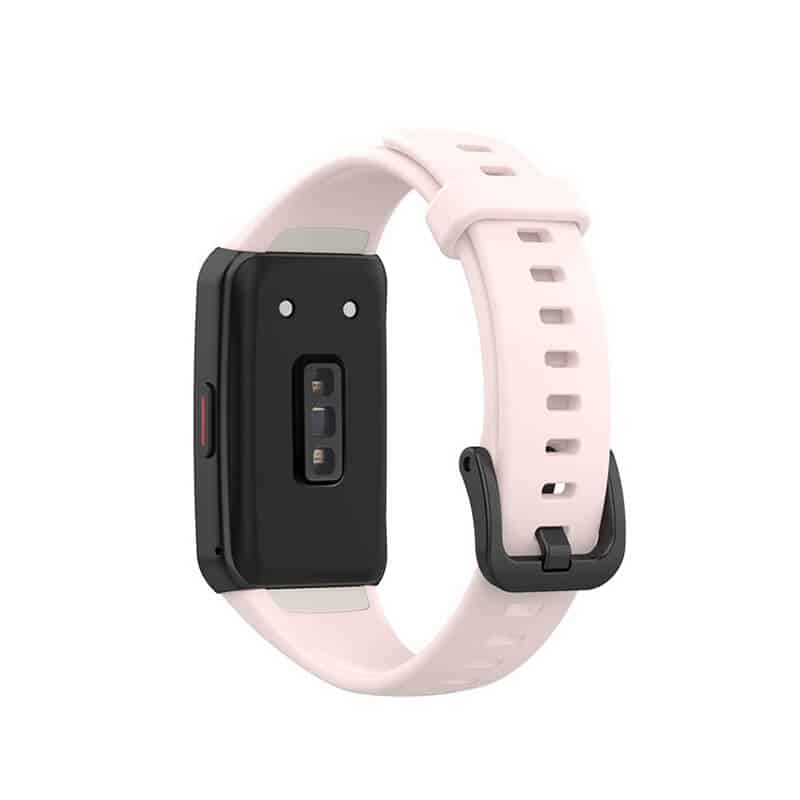 Curea Bratara Edman pentru Huawei Honor Band 6, siliconica, Roz deschis