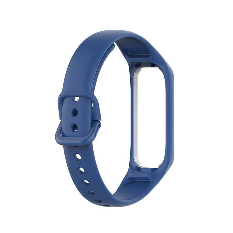 Curea Bratara Edman pentru Huawei Watch Fit 2, siliconica, Albastru