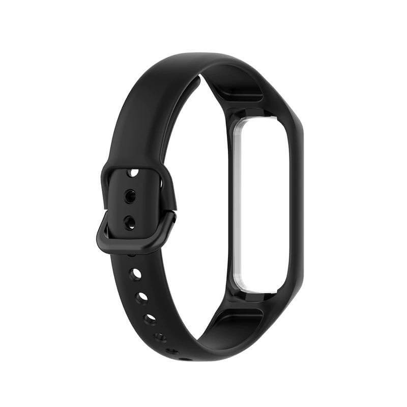 Curea Bratara Edman pentru Huawei Watch Fit 2, siliconica, Negru