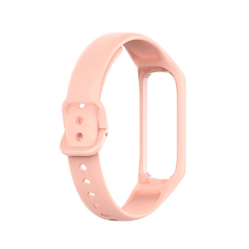 Curea Bratara Edman pentru Huawei Watch Fit 2, siliconica, Roz