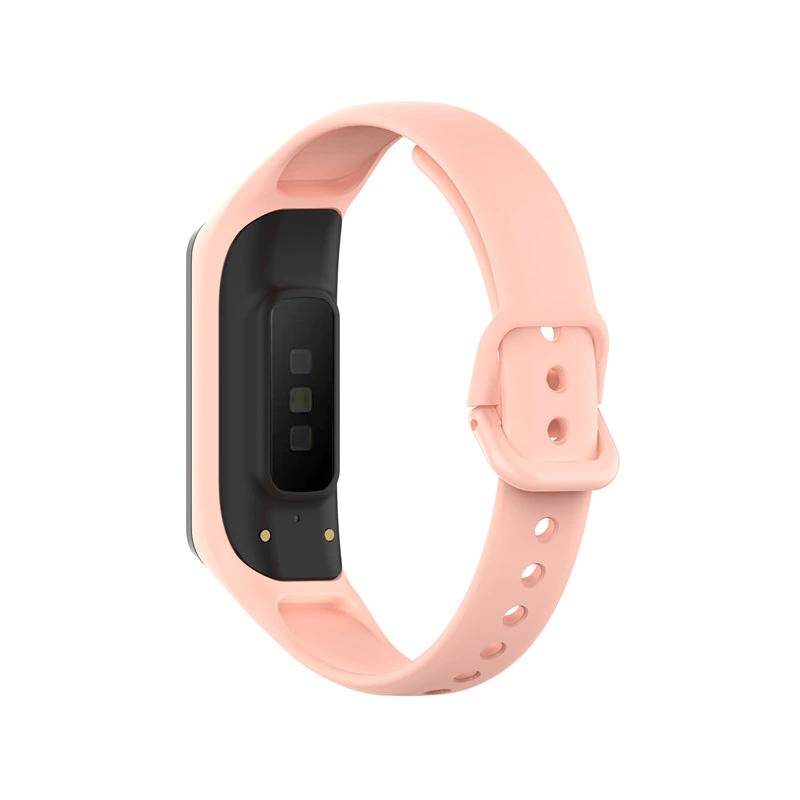 Curea Bratara Edman pentru Huawei Watch Fit 2, siliconica, Roz