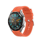 Curea Bratara Edman pentru Huawei Watch GT Active, 22mm, Portocaliu
