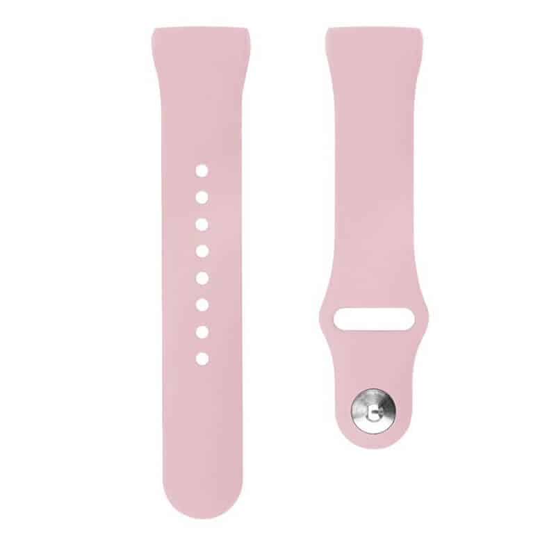 Curea Edman Soft Silicone pentru Fitbit Charge 3/4/3SE, S, Roz deschis