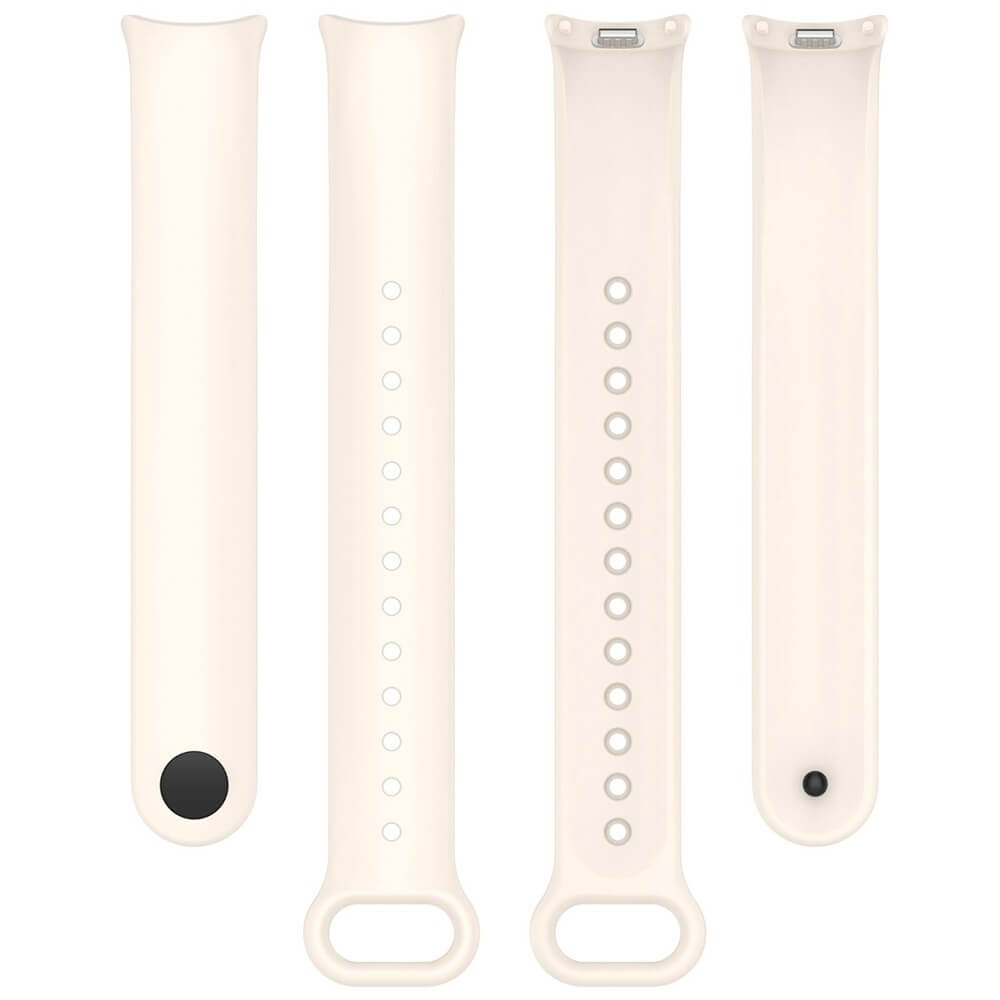 Curea Edman compatibila Xiaomi Smart Band 8/Smart Band 9/Smart Band 10, Lunar White