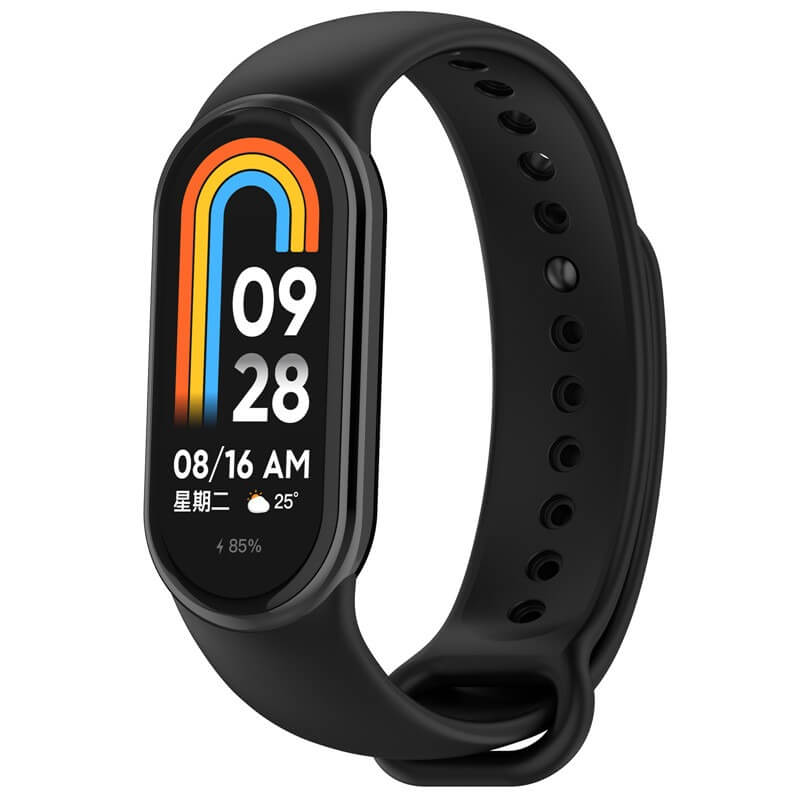 Curea Edman compatibila Xiaomi Smart Band 8/Smart Band 9/Smart Band 10, Negru