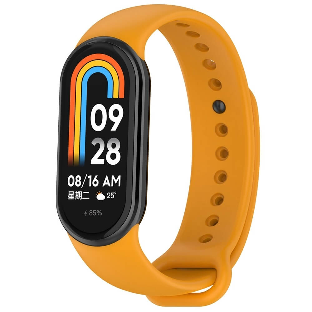 Curea Edman compatibila Xiaomi Smart Band 8/Smart Band 9/Smart Band 10, Orange
