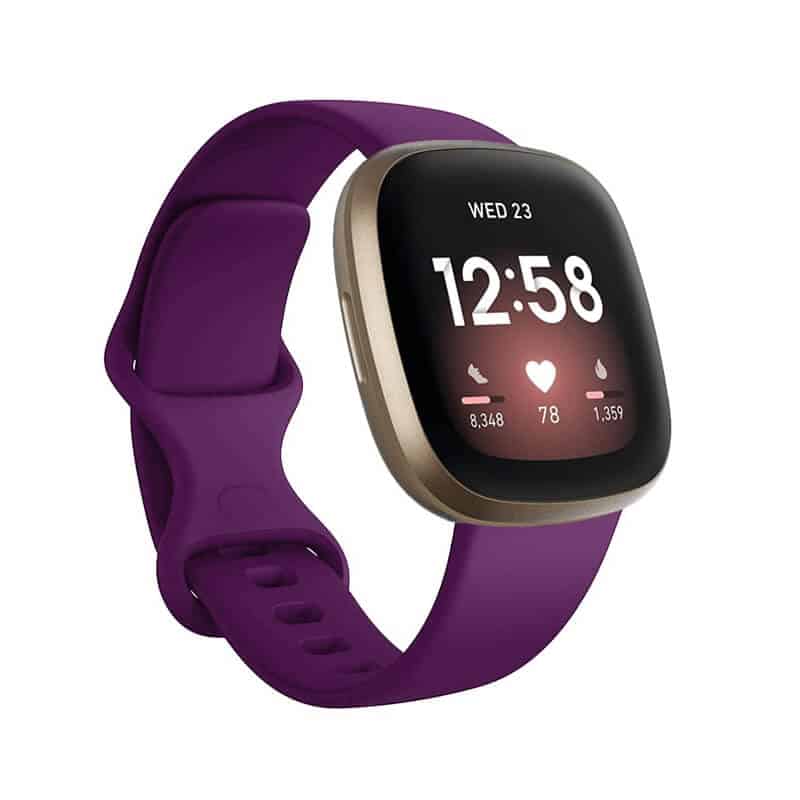 Curea Edman pentru Fitbit Versa 3/Versa 4/Sense, marimea S, Mov
