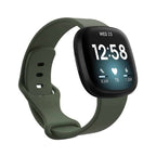 Curea Edman pentru Fitbit Versa 3/Versa 4/Sense, marimea S, Verde