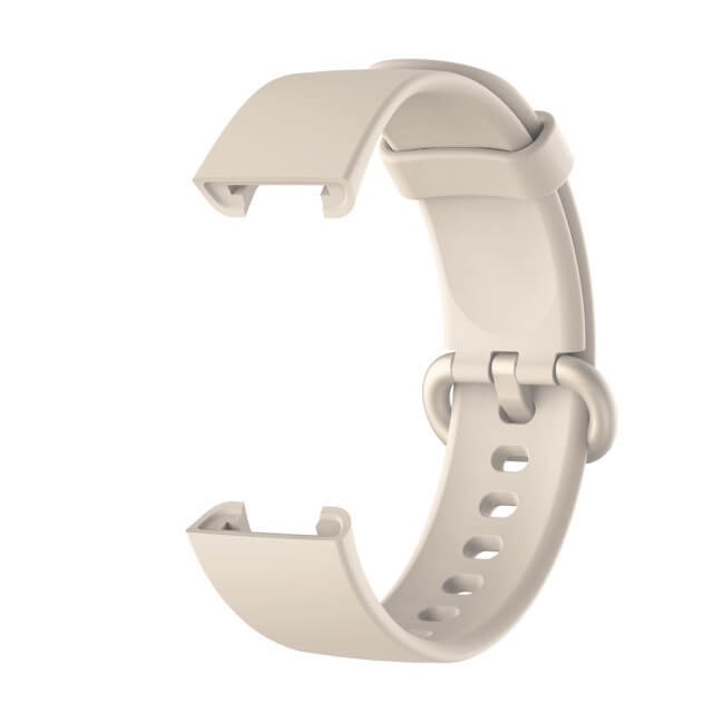 Curea bratara Edman pentru Xiaomi Mi Watch 2 Lite, Redmi watch 2, Alb Ivory
