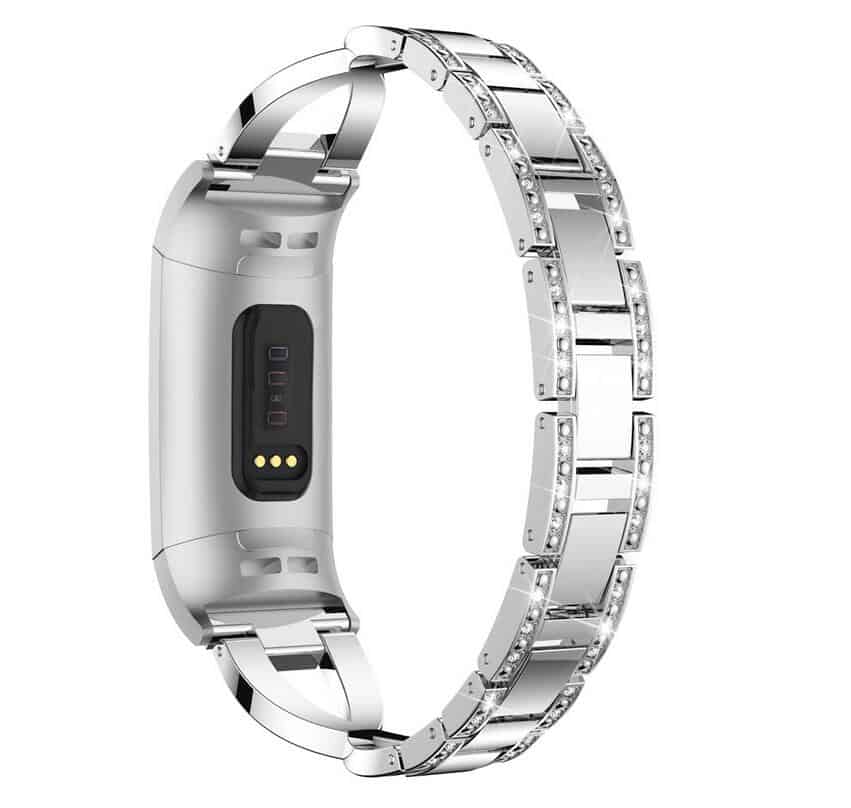 Curea bratara metalica Edman luxury pentru Fitbit Charge 3