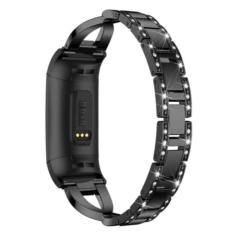 Curea bratara metalica Edman luxury pentru Fitbit Charge 3