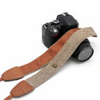 Curea de umar/gat Edman SLR1 pentru aparate foto DSLR, 75cm, Maro