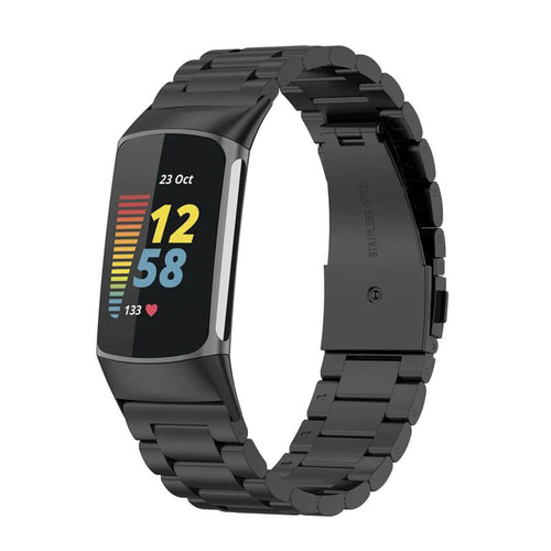 Curea metalica Edman 3Z pentru Fitbit Charge 5/6