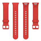 Curea siliconica Edman pentru Xiaomi Mi Band 7 Pro, Rosu