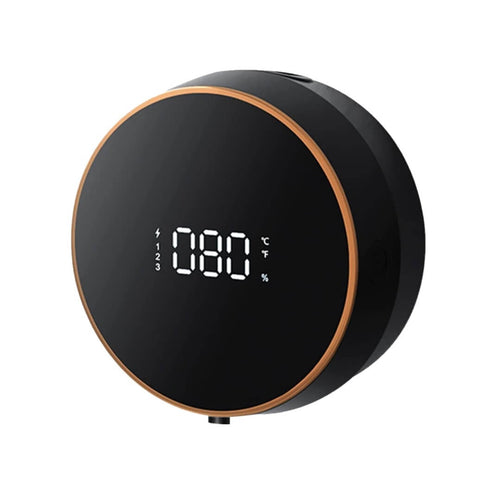 Dispenser Edman pentru sapun cu senzor, compatibil cu sapun spuma sau lichid, 3 niveluri de dozaj, display digital inteligent, baterie reincarcabila de 1200 mAh, 3 moduri de dozaj, IPX5, rezistenta la apa