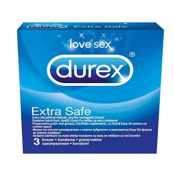 Durex Extra Safe - cutie 3 bucati