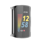 Husa Siliconica Edman pentru Fitbit Charge 5, Transparent