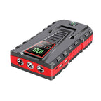 Resigilat : Kit Jump Starter Edman redresor auto/moto, motor pana la 6.0L, afisaj digital Power Bank, 40000 mAh, Negru