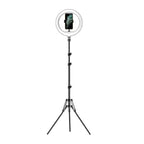 Lampa circulara Selfie Ring Light Apexel APL-FL10JJ14Y, diametru 26cm, cu tripod/trepied si suport telefon