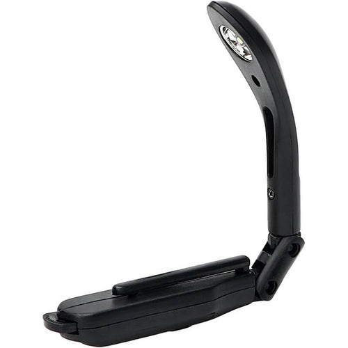 Lampa de carte Edman, clips pentru fixare, brat mobil, Lumina LED, Alimentare cu Baterii