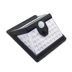 Lampa de perete Edman Q-L427 cu incarcare Solara, 40 leduri, Negru