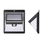 Lampa de perete Edman Q-L427 cu incarcare Solara, 40 leduri, Negru