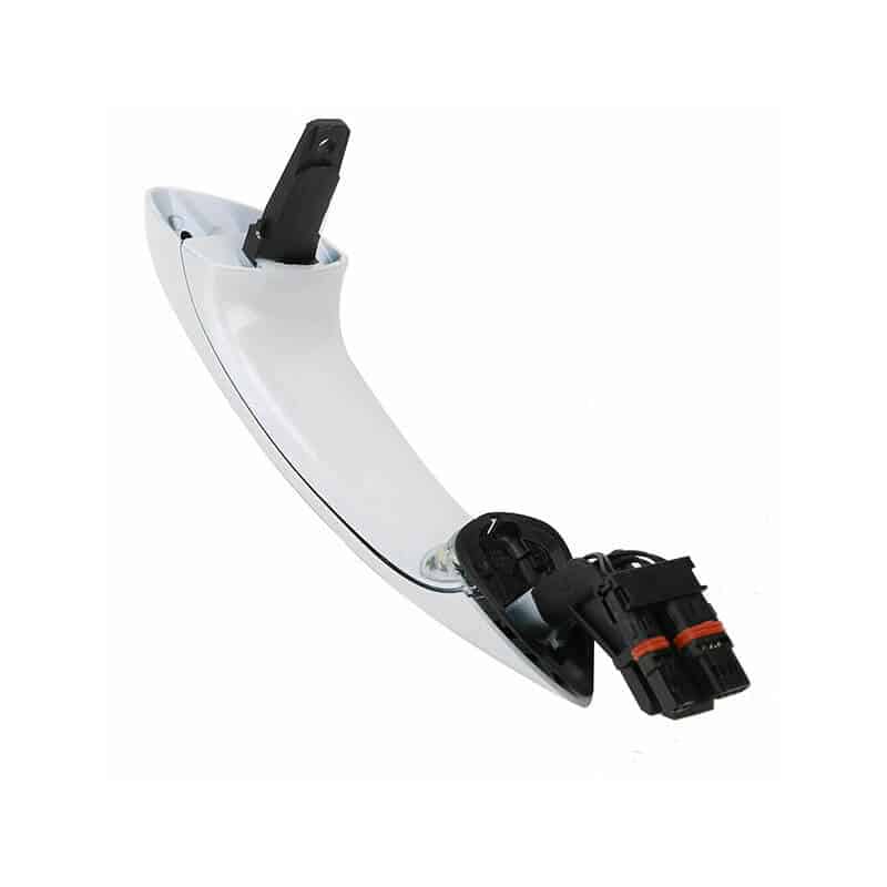 Maner exterior Keyless stanga fata MOTOR10 pentru BMW seria 5/6/7 F01 F02 F03 F04 F06 F07 F10 F11 2008-2016, Alb