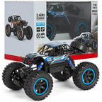Masina cu telecomanda Edman MZ2838 RC 4WD Buggy Crawler 4x4, scara 1:14, foarte rezistenta, de mare viteza, Albastru
