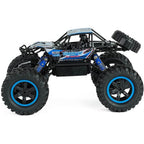 Masina cu telecomanda Edman MZ2838 RC 4WD Buggy Crawler 4x4, scara 1:14, foarte rezistenta, de mare viteza, Albastru