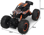 Masina cu telecomanda Edman MZ2838 RC 4WD Buggy Crawler 4x4, scara 1:14, foarte rezistenta, de mare viteza, Portocaliu