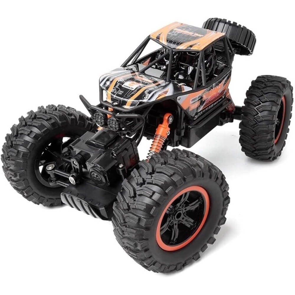 Masina cu telecomanda Edman MZ2838 RC 4WD Buggy Crawler 4x4, scara 1:14, foarte rezistenta, de mare viteza, Portocaliu