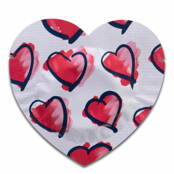 Prezervative Pasante Hearts, 10 bucati