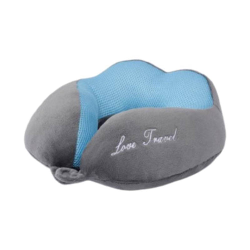 Perna pentru gat si avion Edman Essential U1, include masca ochi si dopuri urechi, 30x30x9 cm