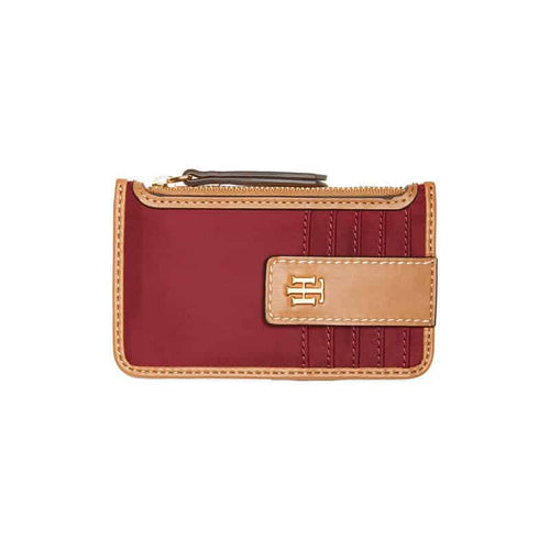 Portmoneu din piele pentru femei Tommy Hilfiger Julia Zip Card Case