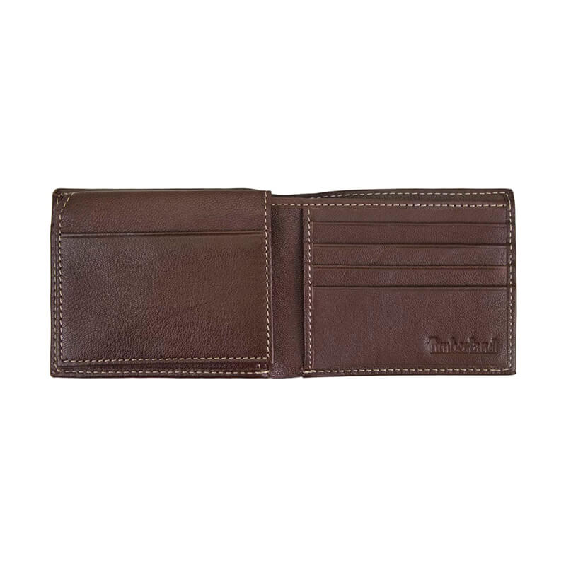 Portofel-din-piele-Timberland-Leather-Wallet-with-Attached-Flip-Pocket-Brown-Blix-pentru-barbati-maro