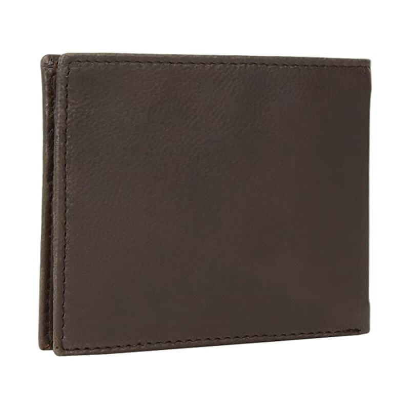 Portofel din piele pentru barbati Timberland Cloudy Contrast Billfold, Maro